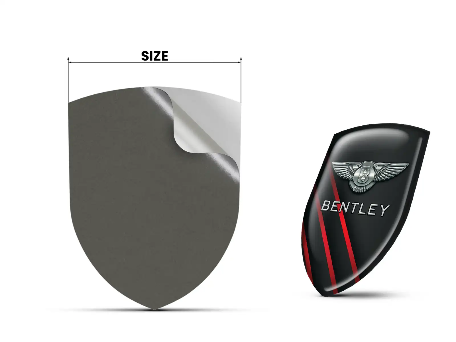 Bentley Autocollants Voiture Logo Imprimés Premium Qualité 